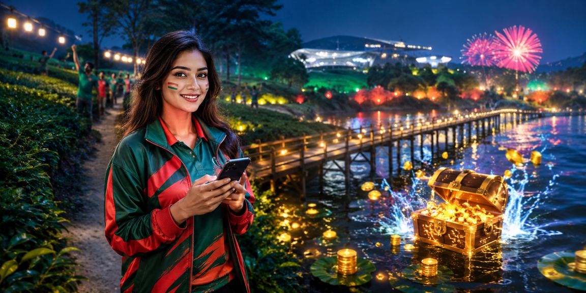 বান্দরবানের চা বাগানে বাংলাদেশি ব্যবহারকারী ক্রিকেট বেটিং উপভোগ করছেন