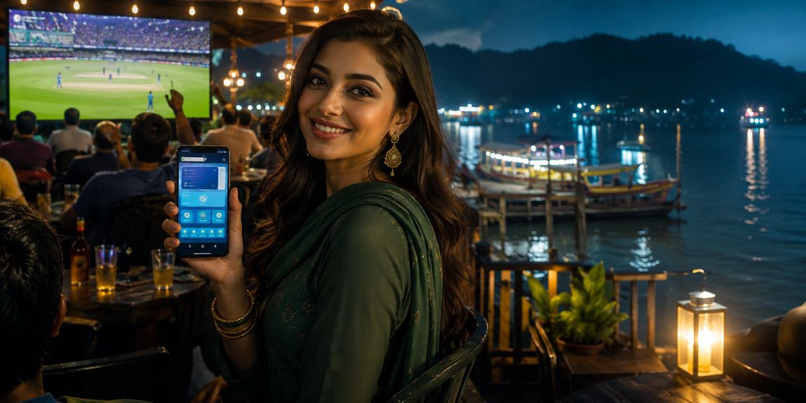 Bangladeshi model in Rangamati viewing cricket betting odds